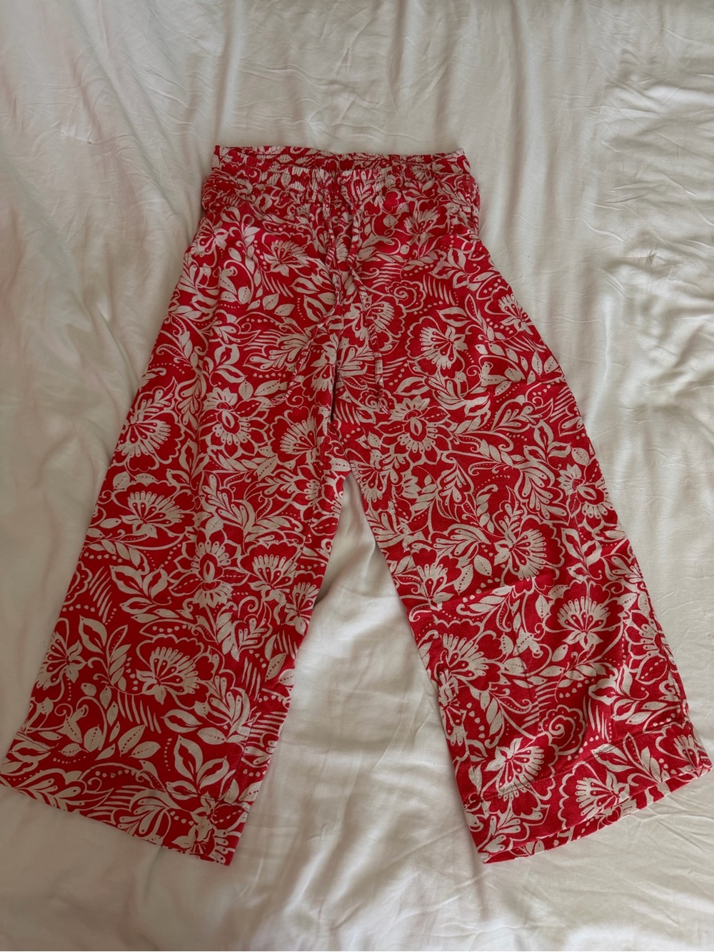 Floral Linen Pants